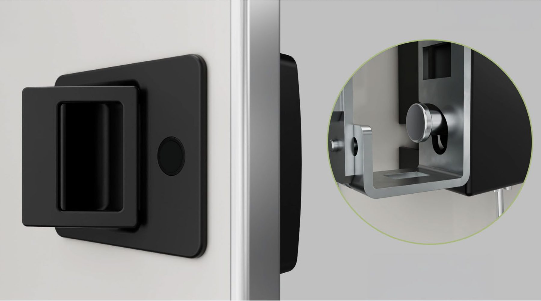 The rotary latch lock in everyday use